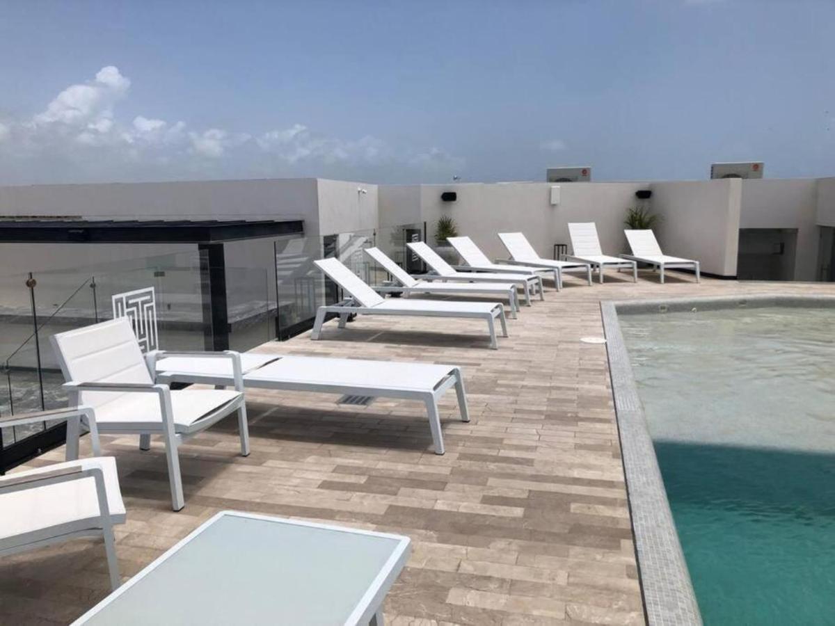 Deluxe Aparment Whit Beach & Ocean View 8 Pax Playa del Carmen Exterior foto