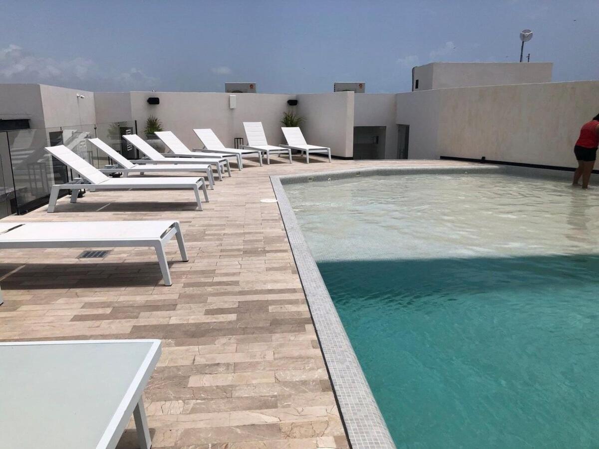 Deluxe Aparment Whit Beach & Ocean View 8 Pax Playa del Carmen Exterior foto